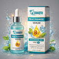 Shaqtu Niacinamide 10% + Zinc 1% Serum with floating B3 and Zinc molecules - controls oil and refines pores